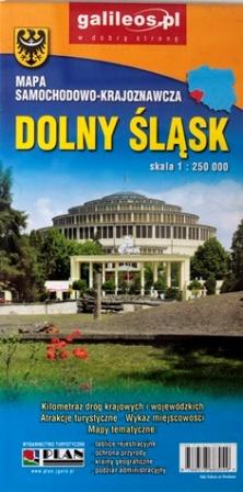 Dolny Śląsk - mapa samochodowa Dolny Śląsk - mapa samochodowa