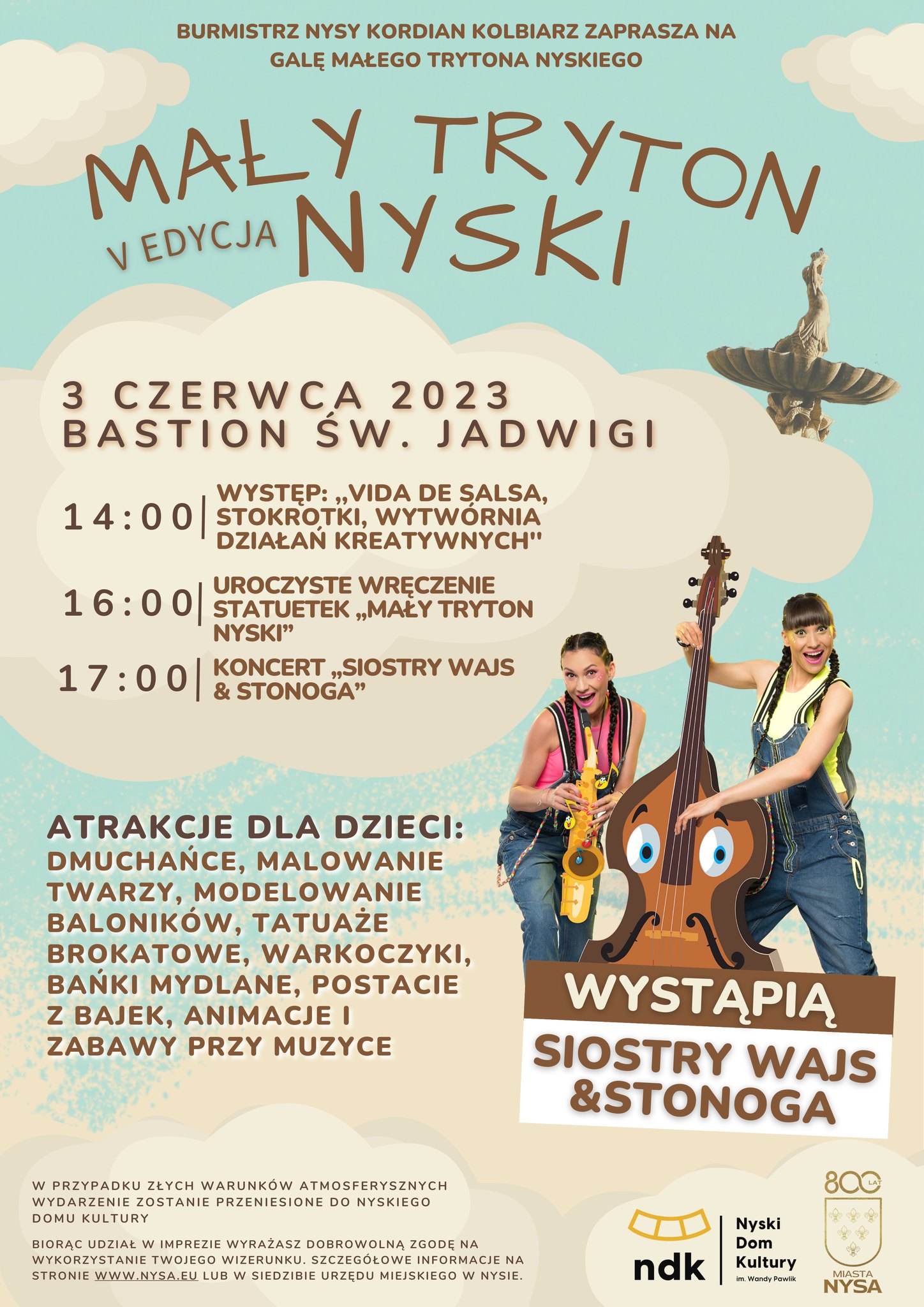 Już w najbliższą sobotę V edycja Małego Trytona na Bastionie św. Jadwigi w Nysie